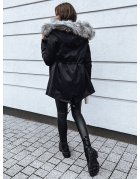 Zimná dámska párka bunda Garnet tmavošedá