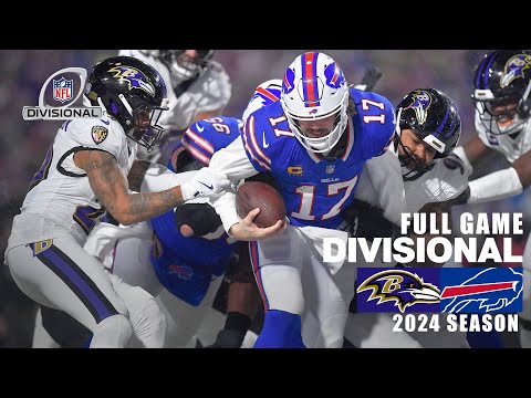 Baltimore Ravens vs Buffalo Bills Divisional Round FULL GAME | 2024 NFL Season