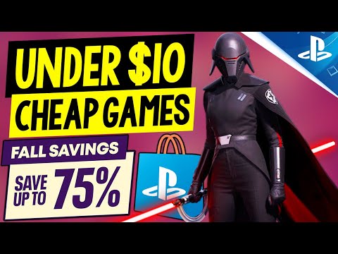 10 AMAZING PSN Game Deals UNDER $10! PSN Fall Savings Sale CHEAP PS4/PS5 Games to Buy!