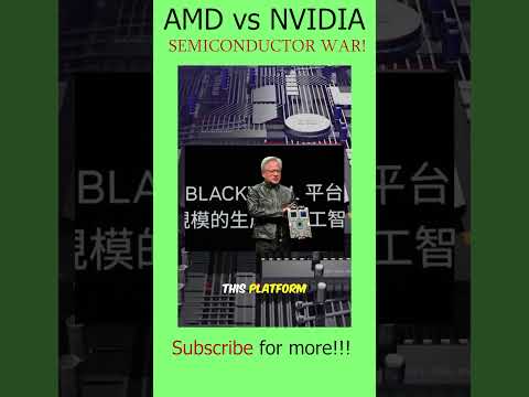 AMD &amp; Nvidia&#039;s AI Chips to Revolutionize the Market | Lisa Su vs. Jensen Huang #AMD #Nvidia #techwar