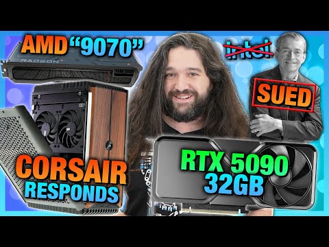 HW News - The $182,000 GPU, Intel &amp; CEO Sued, Corsair Responds to GN Review, &amp; RTX 5090 Rumors