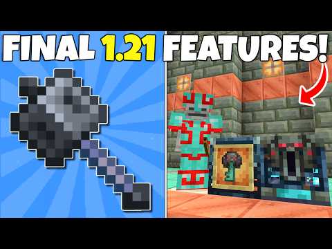 FINAL 1.21 FEATURES! Huge MACE Updates, Raid Farms Ruined &amp; More! Minecraft 1.21 Update