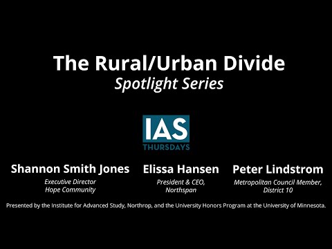 IAS Thursdays Spotlight Series | The Rural/Urban Divide