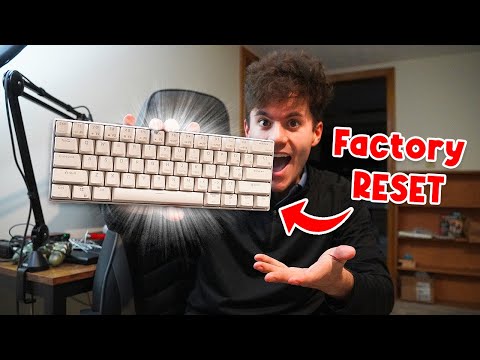 How to FACTORY RESET your 60% keyboard