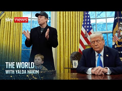 Elon Musk and his young son join Trump in the Oval Office | The World with Yalda Hakim