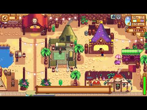 Desert Festival Preview in Stardew Valley