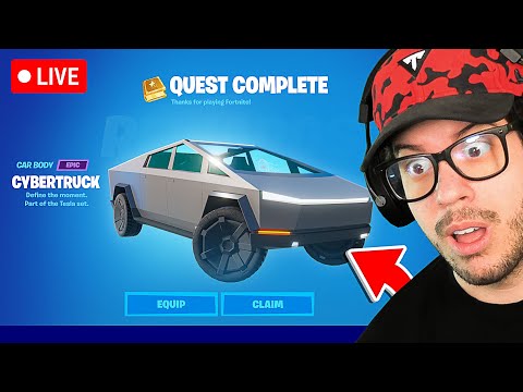 Unlocking TESLA CYBERTRUCK in FORTNITE! (Free)