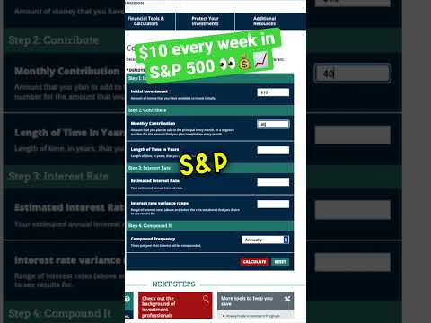 $10 Every Week into S&amp;P 500 ETF VOO (AMAZING)