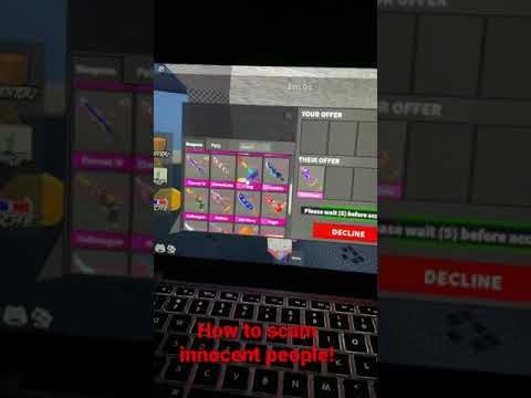 How to scam innocent people! In mm2