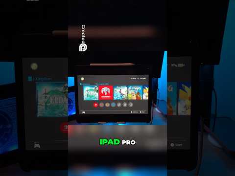 🎮 Use your iPad Pro as a portable screen for lag-free Nintendo Switch gaming! Perfect for on-the-go