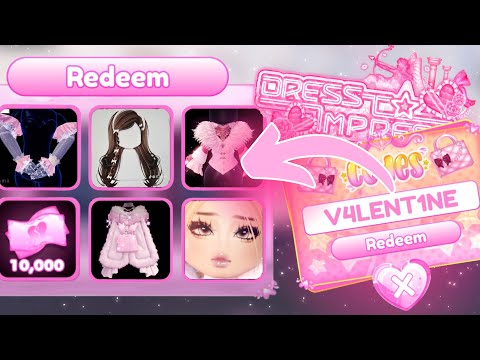 ALL NEW CODES &amp; HIDDEN SECRETS IN THE VALENTINE’S UPDATE—DON’T MISS OUT! | DRESS TO IMPRESS