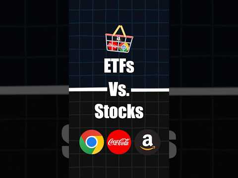 ETFs vs. Stocks EXPLAINED In 30 Seconds #finance