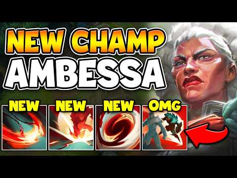 THE NEW CHAMP AMBESSA IS HERE AND SHE&#039;S LITERALLY THANOS (MOST BROKEN ULT EVER)