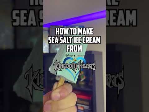 How to Make Sea Salt Ice Cream from Kingdom Hearts