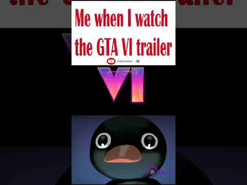 GTA 6: My reaction when I saw the GTA VI Trailer, First Time #GTAVI #GTA6 #GTA #memes #rockstargames