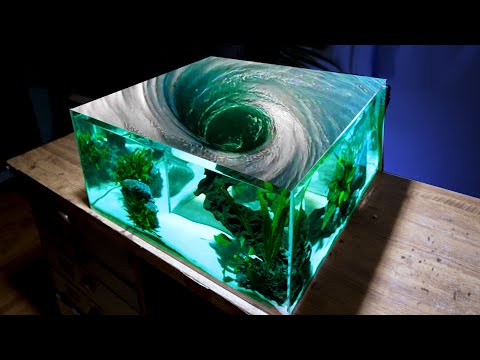 I made a WHIRLPOOL fish tank