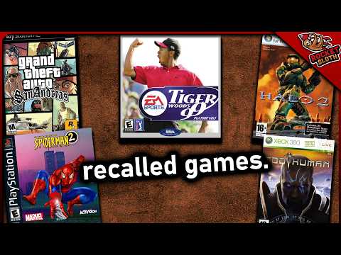 games recalled for crazy reasons...