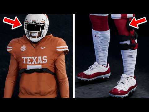 College Football 25 - ALL Equipment &amp; Player Likeness