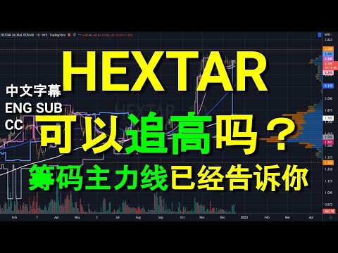 HEXTAR 可以追高吗？筹码主力线已经告诉你. [中英文字幕 ENG SUB][CC].YT 会员问股福利. 午时技术分析.19122022.