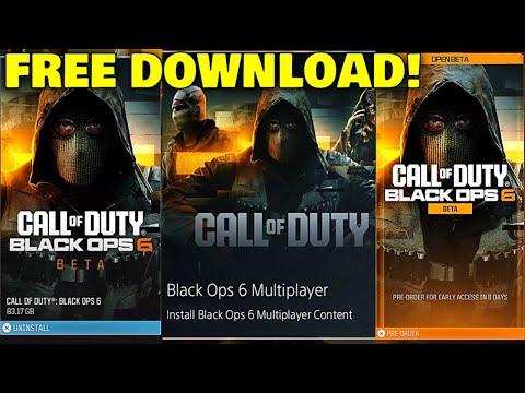 How to download the Black Ops 6 Beta for FREE, Pre Download &amp; Early Access for Campaign &amp; Zombies?