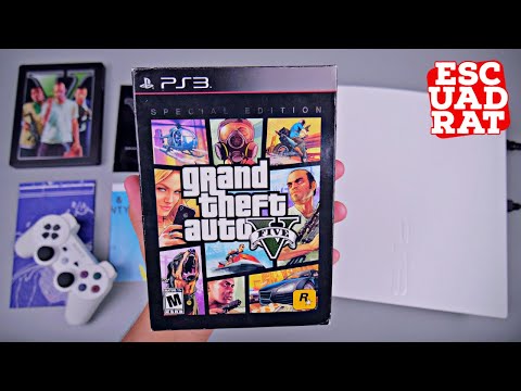 Unboxing &amp; Gameplay Grand Theft Auto V Special Edition PlayStation 3 Indonesia - GTA 5 Blueprint