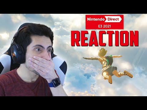 ZELDA BREATH OF THE WILD 2 RETURNS TO THE SKY!? Nintendo E3 2021 Direct Reaction Highlights!