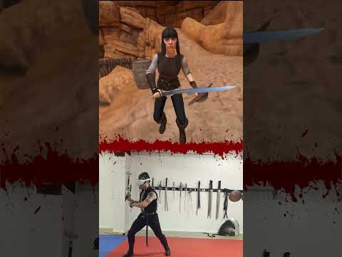 REAL swordsman plays Blade &amp; Sorcery VR! #shorts #VR