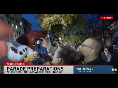 Parade preparations in full sing in NYC