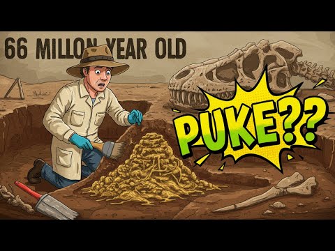 66 Million Year Old Puke?! What Fossilized Vomit Reveals About Dinosaurs!