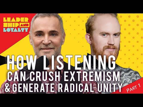 How Listening Can Crush Extremism and Generate Radical Unity-Part 1 @bjornih with @TheDovBaron