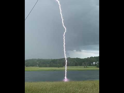 Lightning Strikes water