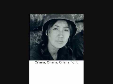 Oriana Fallaci tribute song