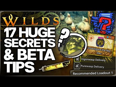 Monster Hunter Wilds Beta - 17+ Secrets &amp; INCREDIBLE Details You Missed - New Monster, Tips &amp; More!