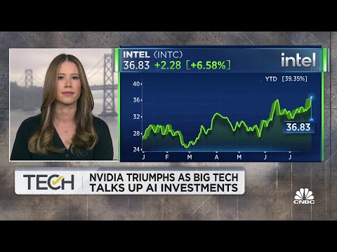 Nvidia triumphs as Big Tech talks up A.I. investments