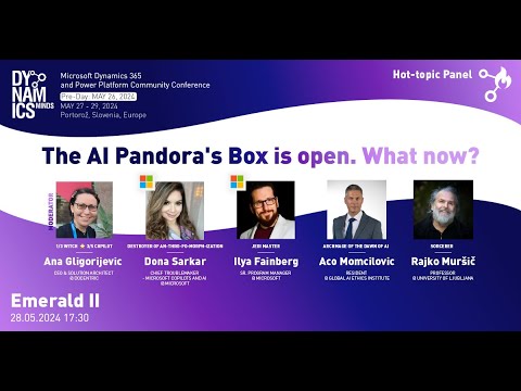 DynamicsMinds 2024 - Panel &quot;The AI Pandora&#039;s Box is Open. What Now?&quot;