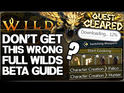 Monster Hunter Wilds - Everything You NEED to Know Before Wilds Beta Guide - Don&#039;t Waste Your Time!