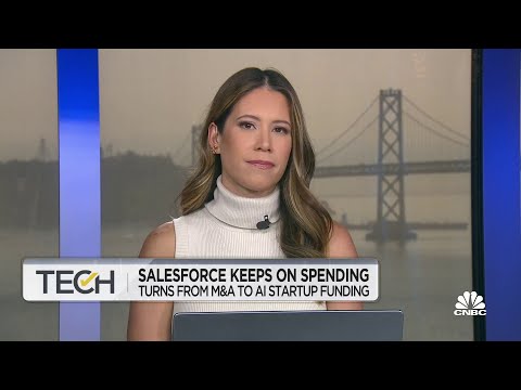 Salesforce keeps on spending as company turns from M&amp;A to AI startup funding