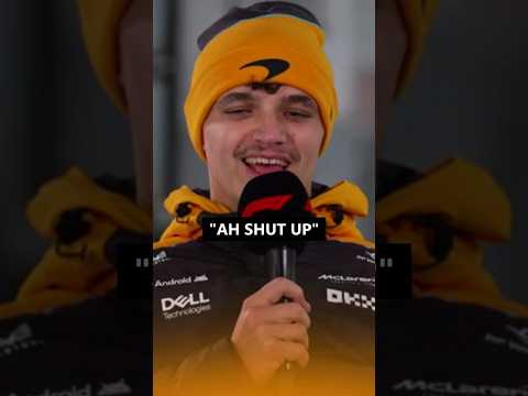 This is how Lando found out Lewis&#039; move to Ferrari 😅 #f1 #formula1