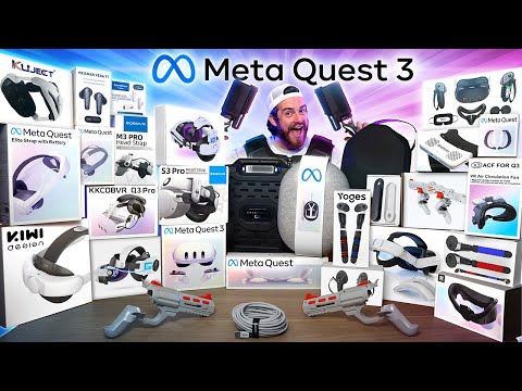 Meta Quest 3 Unboxing + Accessories - The Ultimate VR Bundle!