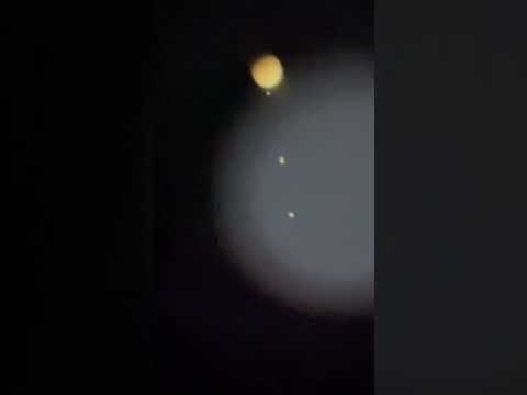 Jupiter through my telescope #astronomy #science #shorts