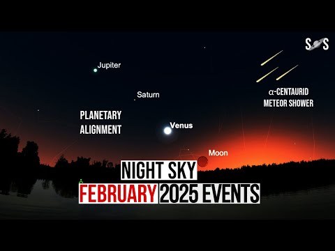 Night Sky February 2025 Events dont miss the planetary alignment