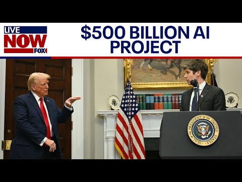 Trump announces $500 billion &#039;Stargate&#039; AI infrastructure project | LiveNOW from FOX