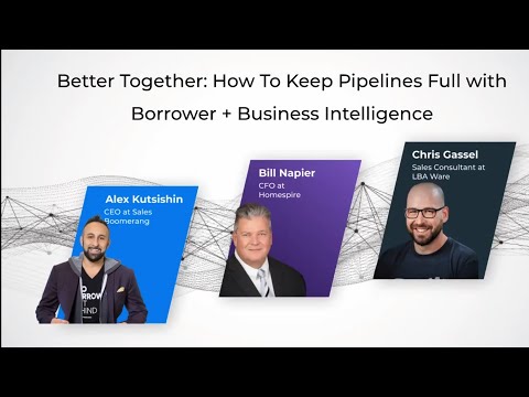 Webinar How To Keep Pipelines Full with Borrower Intelligence