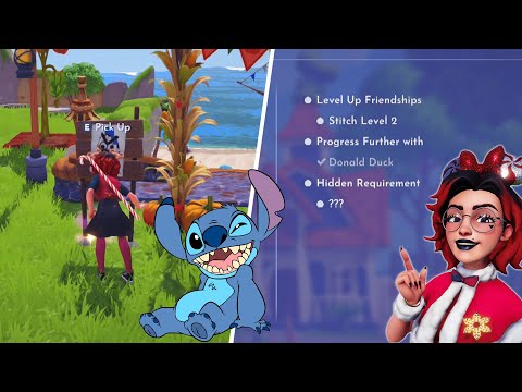 Stitch Hidden Requirement - Level 2 &quot;Goodness Level Check&quot; Guide! | disney dreamlight valley