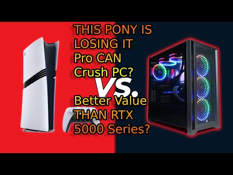 PS5 PRO PONY Thinks PRO Crushes PC GAMING And Nvidia RTX 5000 Series? Lets Spank This PONY!