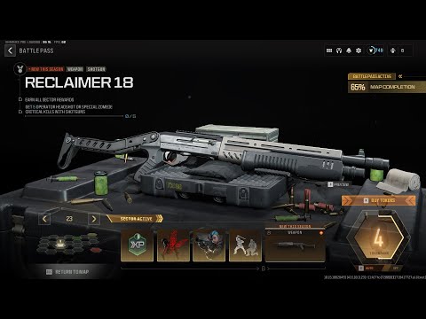 Unlock ‘Reclaimer 18’ DLC Shotgun in MW3 Season 4 Reloaded... (All Classified Sector Challenges)