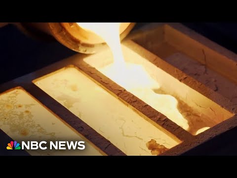 Price of gold hitting record highs amid economic uncertainty