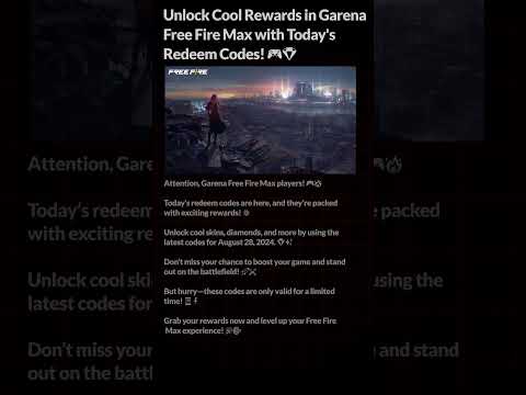 Unlock Cool Rewards in Garena Free Fire Max with Today&#039;s Redeem Codes