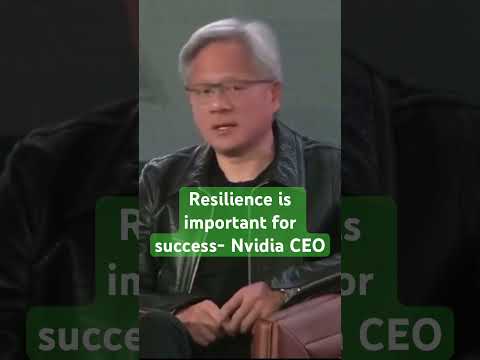 Resilience is important for success- Nvidia CEO #ai #tech #business
