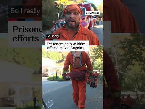 More than 1,000 incarcerated people are helping fight the destructive Southern California wildfires